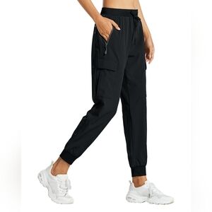 Libin Lightweight Black Quick Dry Cargo Joggers NWT XXXL Water Resistant UPF50+